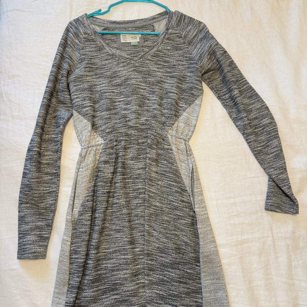 Saturday Sunday for Anthropologie Grey Knit Dress, XS